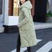 Hehiy Women's Winter Coat - Warm Quilted Long Hooded Trench Jacket & Short Teddy Coat in Black & Mint Green Plus Size 3XL - Buy Online on GoSupps.com