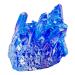 Kyeygwo natural mountain crystal titanium coated crystal quartz cluster specimen gem figure decoration irregular nature healing reiki stone decoration royal blue 30 x 17x 15 mm - 70 x 45 x 60 mm royal blue
