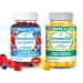 Lunakai USA Made Magnesium Glycinate & Vitamin D3 Gummies Bundle Stress Mood and Immune Support