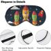 LynaRei Large Outer Space Sleep Mask - Rockets, Telescope, Planets Blindfold for Full Night's Sleep - Elastic Blackout Eye Mask for Travel and Nap - Style-5 - Buy Online on GoSupps.com