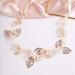 Deniferymakeup White Flower Headband Leaf Hair Vine Pearl Hair Piece Bridal Shower Hair Jewelry for Wedding Brides Bridesmaid (Gold) - Buy Online on GoSupps.com