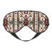 Native American Pattern Print Unisex Sleep Mask Double-Sided Eye Mask Ideal for Sound Sleep and Skin Care Black