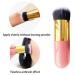 Cintanuota Adorable Chubby Foundation Brush Set - Portable 2-Piece Makeup Brush for Cream, Liquid, or Powder Makeup (Pink + Black) - Buy Online on GoSupps.com