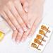 20 Reusable Nail Extension Forms - French Nail Tips for Manicure - Gold & Silver - Buy Online on GoSupps.com