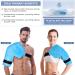 Healifty Shoulder Ice Pack - Reusable Hot/Cold Therapy Wrap for Pain Relief and Recovery - Blue - Buy Online on GoSupps.com