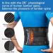 Back Brace with Warm Lumbar Pad - Ergonomic Waist Support for Lower Back Pain Relief | Medium Black | Ideal for Work & Sports - Buy Online on GoSupps.com