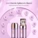 Gurelax Epilator for Women(Newest) Rechargeable Hair Removal Device Facial Epilator for Women 2-in-1 Electric Epilator & Shaver Portable Hair Rmoval for Face with a Velvet Bag Purple(2-in-1) - Buy Online on GoSupps.com