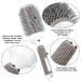 Boar Bristle Round Brush Set for Blow Drying - Vented Curved Detangling Brush with Ceramic & Ionic Technology for Smooth, Frizz-Free Hair - Ideal for Curling & Straightening - Buy Online on GoSupps.com