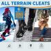 Quadtrek All Terrain Traction Cleats - Anti Skid Ice Claw Grip Crampons for Snow Hiking, Trekking, and Mud - Black Medium (7-9.5 Men/8-11 Women) - Buy Online on GoSupps.com