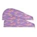 Butterflies Dry Hair Cap 2 Piece Quick Drying Towel Set with Button Headband Super Absorbent Soft & Comfortable
