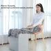 Optimized Surface Heating Triple Foldable Room Heater - Eco-Friendly Electric Foot Warmer with 45 Angle Auto Shutoff & Overheat Protection | Virtcooy for Home Office & Bedroom - Buy Online on GoSupps.com