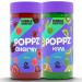Bubble Mania Bubble Tea pearls |Popping Boba Perlen Kiwi Cherry Tapioka fruit beads and Boba pearls - 100% vegan and gluten -free finished for consumption (pack of 2) kiwi & cherry