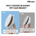 Rlihunix Self Cleaning Slicker Brush | Dog & Cat Grooming | Shedding & Mats Removal | Short & Long Hair | Blue - Buy Online on GoSupps.com