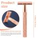 Premium Stainless Steel Double Edge Safety Razor for Men - Smooth Close Shave | Detachable Single Blade Razor - Buy Online on GoSupps.com