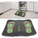 Circulatory-Promoting Footprint Mat | Foldable Acupuncture Design for All Ages | Synthetic Leather & PP (35x35cm) - Buy Online on GoSupps.com