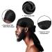 SupGene Black Silky Durag Pack - 4Pcs Black Silk Durag Set with Wave Cap - Unisex Satin Headwraps - Buy Online on GoSupps.com