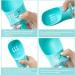 Nepfaivy Portable Dog Water Bottle: 350ml Travel Bottle with 150ml Food Container - Ideal for Small Dogs on-the-Go Hiking & Traveling - Blue - Buy Online on GoSupps.com