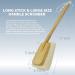Exfoliating Loofah Back Brush - 100% Natural Luffa with Wooden Handle for Men, Women & Sensitive Skin - Buy Online on GoSupps.com