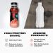 Body Attack High Protein Shake - Strawberry - 12 x 500ml - 50g Protein per Bottle - Ready-to-Drink Muscle Building - Made in Germany - Buy Online on GoSupps.com