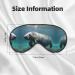 Shop Unisex Manatee Animal Print Eye Mask - Soft Adjustable Sleeping Face Mask for Restful Sleep - Buy Online on GoSupps.com