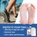 6-Pack Soft Gel Toe Caps Protectors for Men & Women - Toe Sleeves for Corns, Blisters, Hair Sticking - Flexible Cushions - White One Size - Buy Online on GoSupps.com