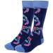Set of Stitch Socks Blue White and Grey 3 Pairs Size 40 to 46 Long Socks in Cotton Polyamide and Elastane Original Product Designed in Spain Multicolored 40-46 - Buy Online on GoSupps.com