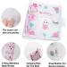 SZHTSWU 20 Sheets 40 Pockets 3 Inch Mini Photo Album in Loose Leaf Refillable 3-Rings Transparent Photocard Binder Kpop Photocard Holder Book with Cute Pendant for Picture Cards Storage (Pink Rabbit) - Buy Online on GoSupps.com