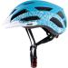 Matte Blue Adult Youth Bike Helmet | Lightweight & Adjustable for Women, Men, Teenagers, Kids | Detachable Visors | Road & Mountain Bicycle Helmet - M (54-58 cm) - Buy Online on GoSupps.com