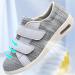 Men's Adjustable Lightweight Non-Slip Diabetic Edema Shoes - Comfortable Arthritis & Swollen Feet Walking Shoes for Elderly - Size 12 Black Gray - Buy Online on GoSupps.com