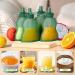 Haakaa Silicone Squeeze Bag - Reusable Baby Food Pouch Green | Soft & Refillable for Purees - International Shipping - Buy Online on GoSupps.com
