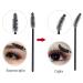 Buy MSQ 50-Piece Black Eyelash Brushes | Disposable Cosmetics Brush for Eyelashes & Eyebrows | Perfect for Beauty Salons & Home Use - Buy Online on GoSupps.com
