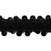Black Metallic Stretch Sequin Trim by the Yard - 2 Row 7/8 | 5 Yard Cut - Buy Online on GoSupps.com