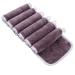 Kinhwa Microfiber Wash-up Make-up remote cloth Washamm Demplate towels Ultraich Washyer Face Reusable 15cmx30cm 6 Pack purple purple 6