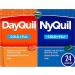 Vicks DayQuil and NyQuil Combo Pack Cold & Flu Medicine Powerful Multi-Symptom Daytime And Nighttime Relief For Headache Fever Sore Throat Cough 24 Count 16 DayQuil 8 NyQuil Liquicaps