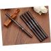 CANIGHT 3pcs 2 1 Eye Brow Brush Eyebrow Pencils Double Headed Eyebrow Black Eyebrow Pencil Braider Tool - Buy Online on GoSupps.com