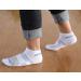 BERING Men's Performance Athletic Cushioned Ankle Socks (6 Pack) - White, Size 8-12 - Buy Online on GoSupps.com
