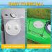 6 Inch White Round Boat Hatch Cover - Universal Deck Plate for Marine Boat, Jet Kayak, Yacht, Fishing Boat, Sailboat - Tongze - Buy Online on GoSupps.com