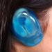 Hairdresser Ear Cover 2pcs Blue Ear Cover Shield Anti Staining Plastic Guard Protects Earmuffs From The Dye fits for Hairdressers and DIY Hair Colour