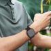 Amzpas Stainless Steel Mesh Magnetic Band for Fitbit Versa 3/Sense - Adjustable Wristband for Men and Women (Black, Large) - Buy Online on GoSupps.com