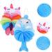 2pcs Cartoon Bath Balls - Exfoliating Body Wash Sponge & Loofahs for Kids | Cute Bathing Supplies - Buy Online on GoSupps.com