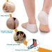Silicone Heel Cups - Plantar Fasciitis Inserts & Heel Protectors (4 Pairs) for Men and Women - Buy Online on GoSupps.com