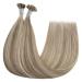 Youngsee Real Hair Bonding Extensions 35cm Light Brown U Tip | Remy Hair Keratin Extensions #P8A/60 - 50g - Buy Online on GoSupps.com