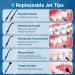 Skeufy Cordless Water Flosser with 6 Modes & 6 Jet Tips - IPX8 Waterproof, 350ML Tank, Deep Teeth Cleaning - 2 Mins Timer, Smart Memory - Buy Online on GoSupps.com