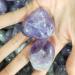 1pcs Natural Amethyst Palm Quartz Gem Crystal Polished Raw Stones Irregular Shape Home Decoration Reki Gifts Natural Luster - Buy Online on GoSupps.com