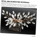 Didiseaon hair European and American headgear manual crystal modeling Accessories rhinestones Metal decorate Hair piece wedding bride comb accessories hairpin hair comb Miss - Buy Online on GoSupps.com
