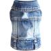 Stylish Denim Jacket Vest for Small & Medium Dogs | Pet Fashion Summer T-Shirt Sweater - Buy Online on GoSupps.com