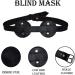 AMA 100% Cowhide Leather Black Sleep Mask Eye Blindfold for Sleeping - 1.0 Count - Buy Online on GoSupps.com