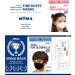 Buy KF80 Kids Face Masks (Pack of 10) - No Ear Hurts Weightless Made in Korea Ages 2-5 - Disposable Respirator Black & White for Boys & Girls - Buy Online on GoSupps.com