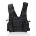 abcGoodefg Radio Chest Harness Chest Front Pack Pouch Holster Vest Rig for Two Way Radio Walkie Talkie(Rescue Essentials) Black