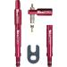 NeoPRO Presta Valve Extension Kit (Pack of 2) - 60mm Red | CNC Cap & Core | Available Lengths 20/30/40/60mm - Buy Online on GoSupps.com